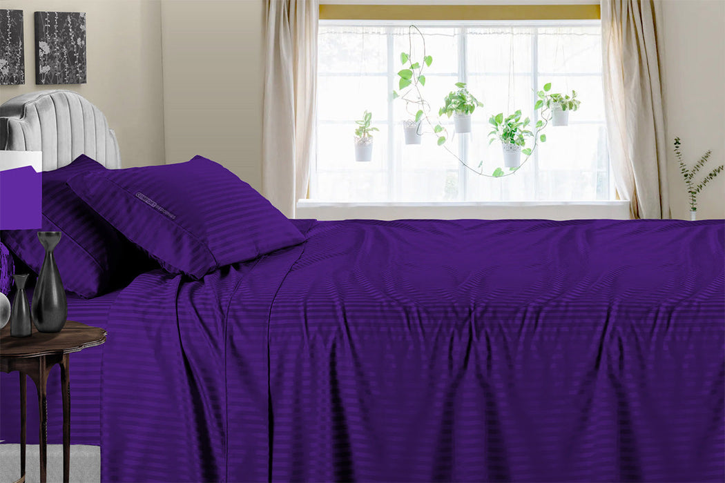 Top Selling Purple Stripe Sheet Set