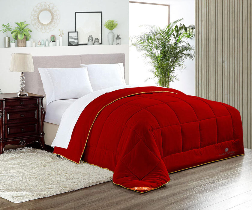 Blood red comforter - Comfort Beddings