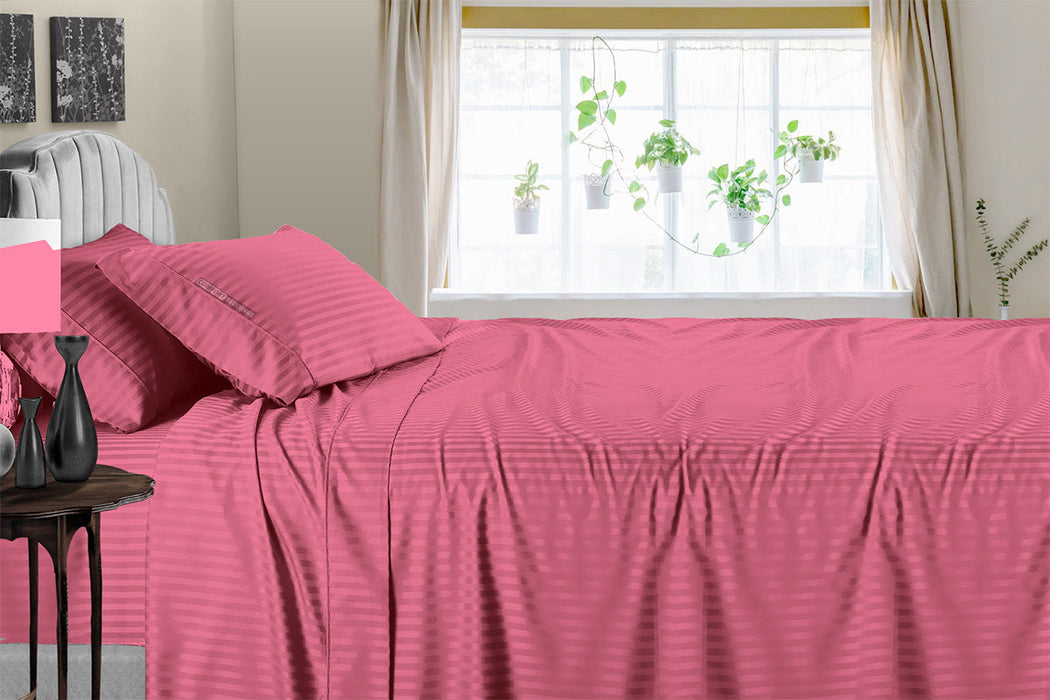Classy Roseberry Striped Sheet Set