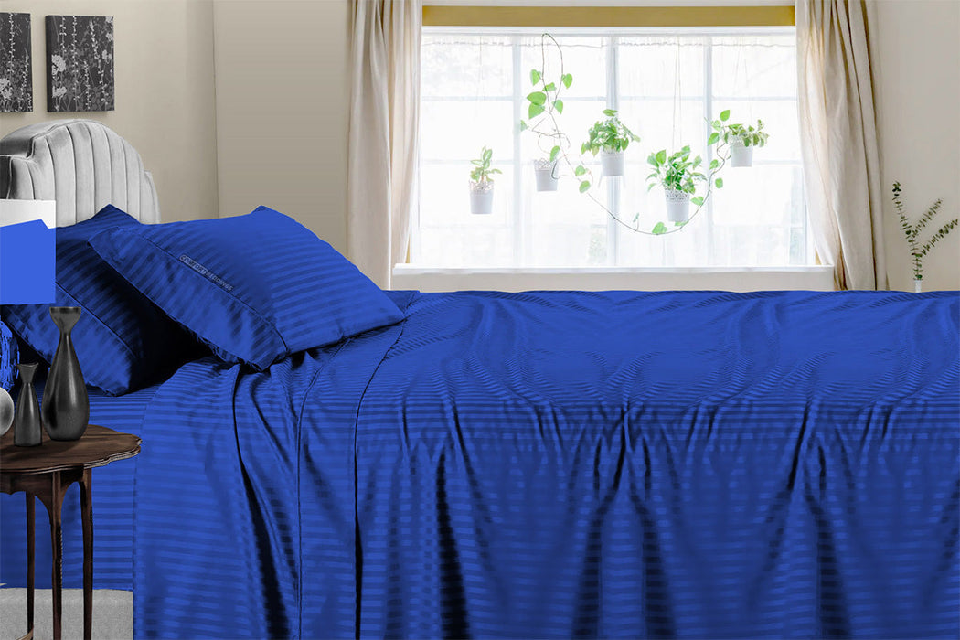 Blue Striped Sheet Set