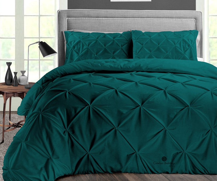 Teal Pinch Duvet Cover
