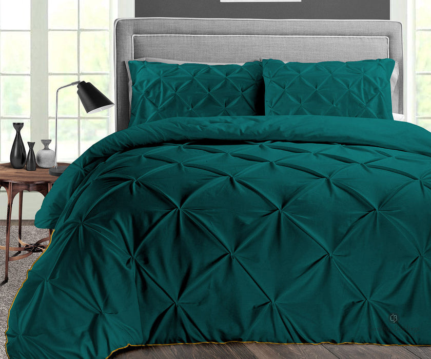 Teal Pinch comforter