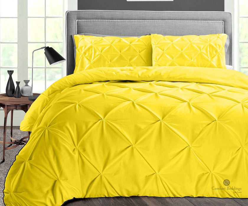 Yellow Pinched comforter