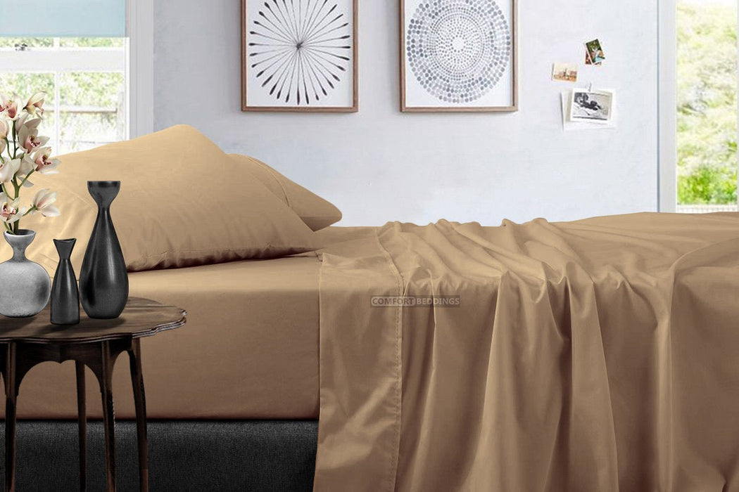 taupe bedsheet set
