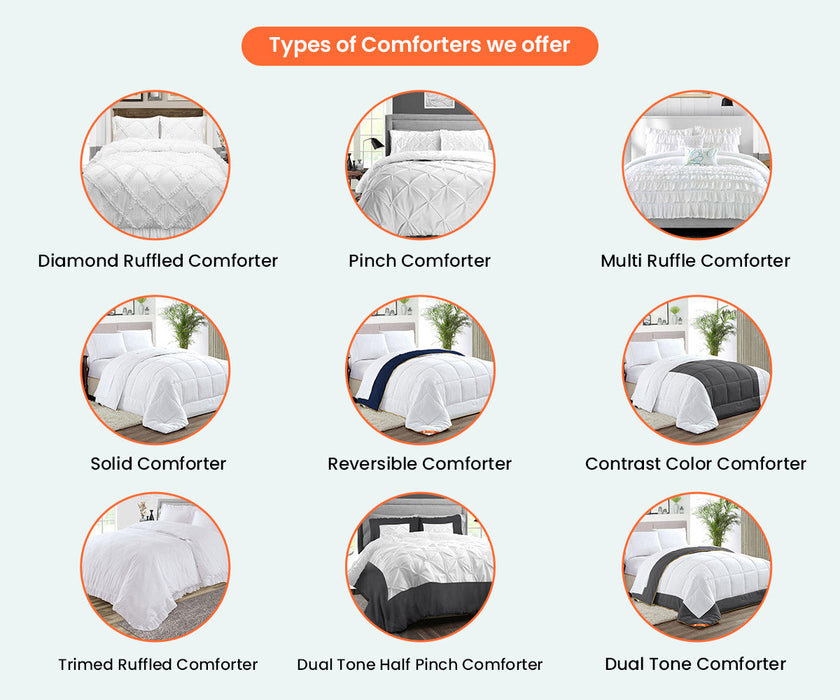 Peach Comforter - Comfort Beddings
