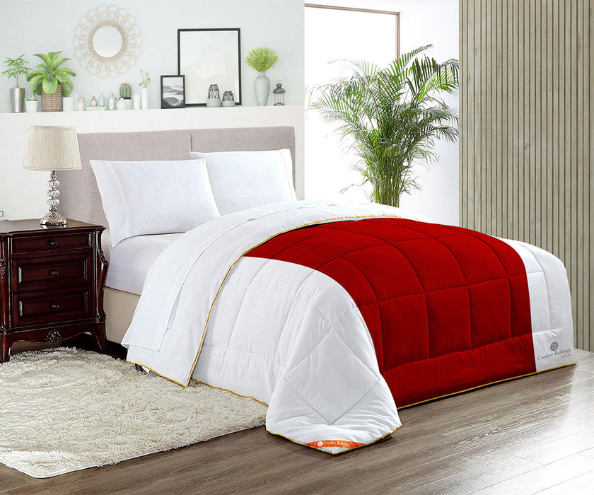 Blood Red Contrast Comforter