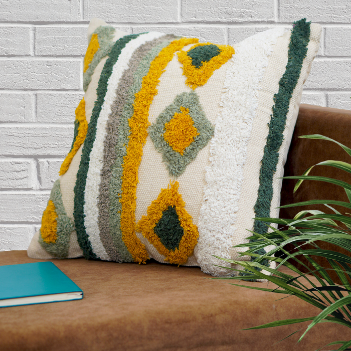 Bohemian style Tufted Cushion Cover