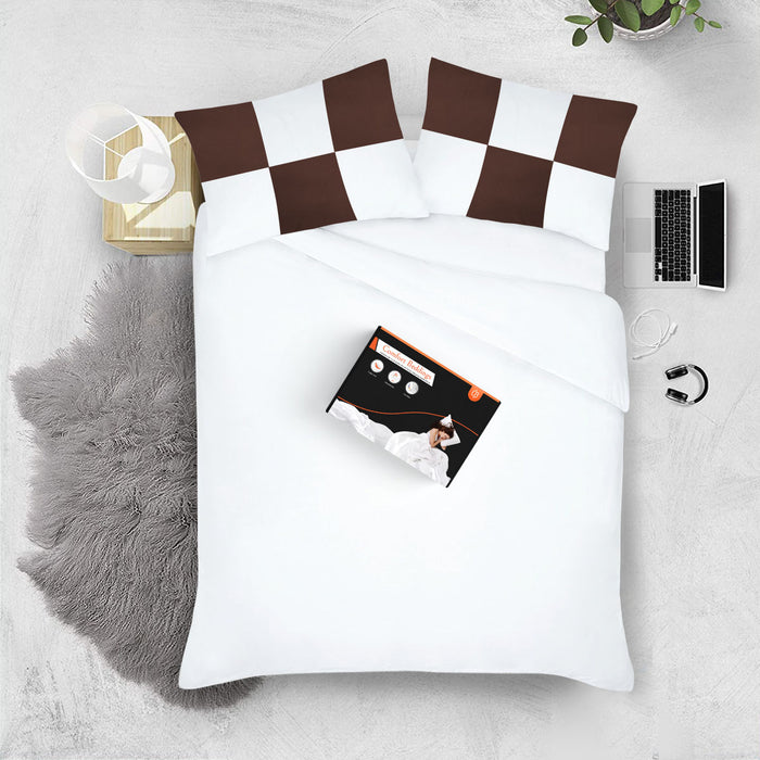 Chocolate with White Chex Pillow Covers