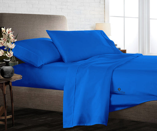 royal blue flat sheets