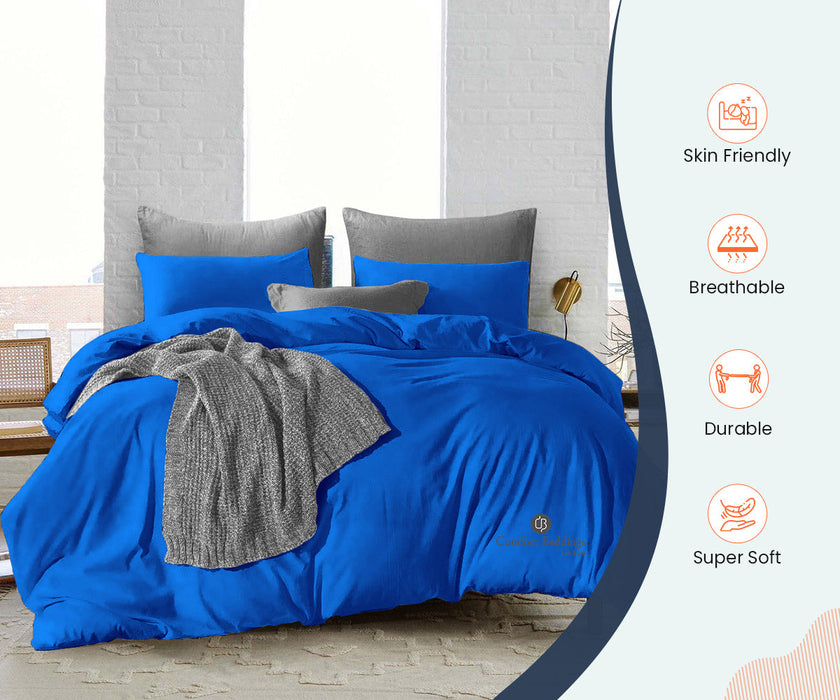 Royal Blue Duvet Cover - Comfort Beddings