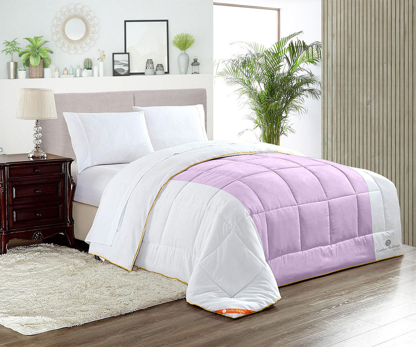 Lilac Contrast Comforter
