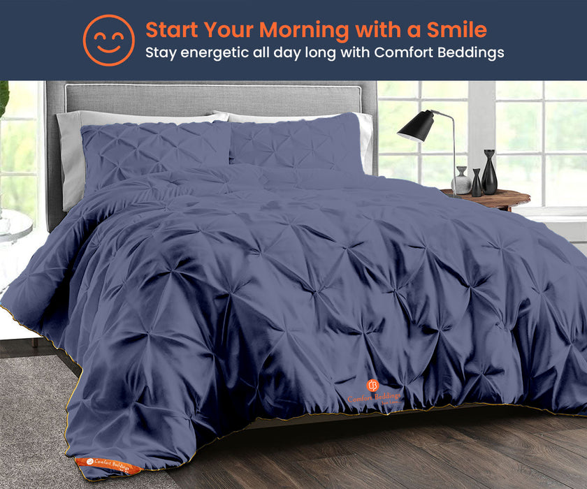 Mediterranean Blue Pinch comforter