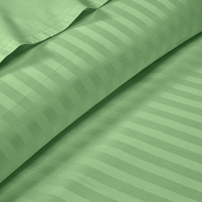 Luxury Moss Stripe Duvet Cover - 300 TC