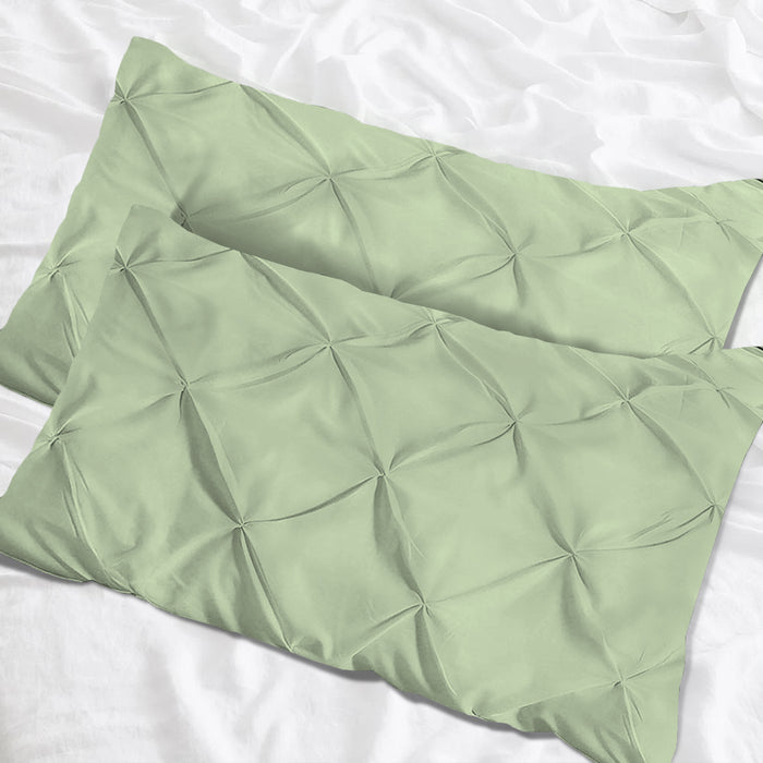 Moss Pinch Pillow Covers