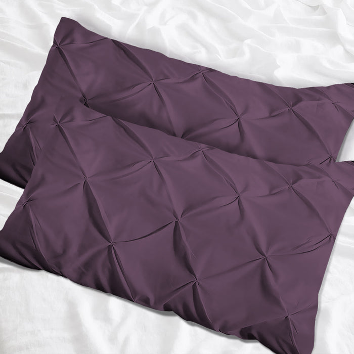 Plum Pinch Pillow Covers