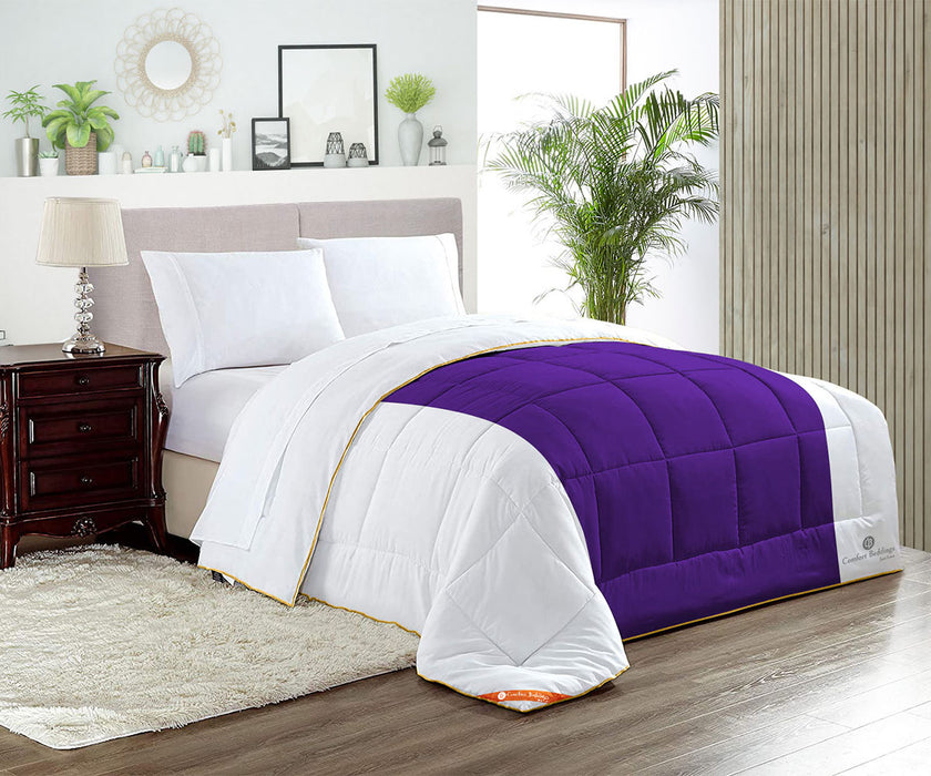 Purple Contrast Comforter