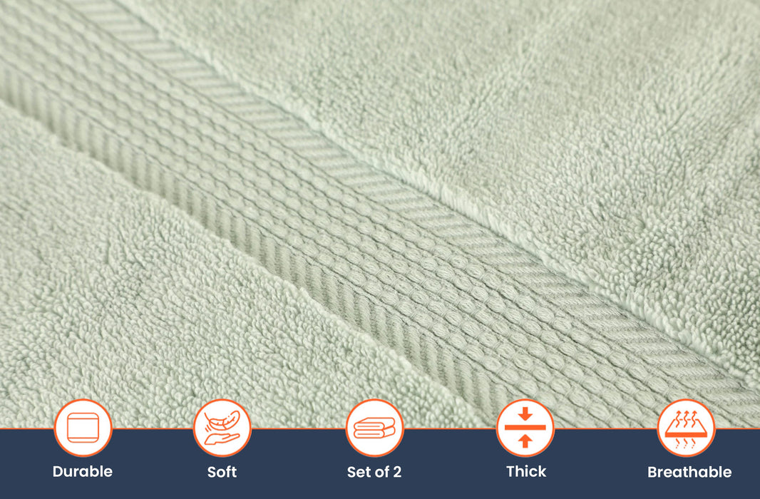 Sea Foam | Elantra Zero Twist Bath Towels