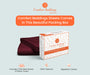 wine stripe flat bed sheet