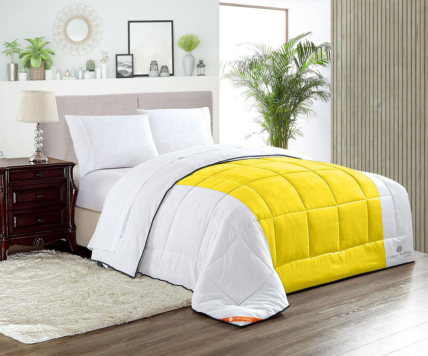 Yellow Contrast Comforter
