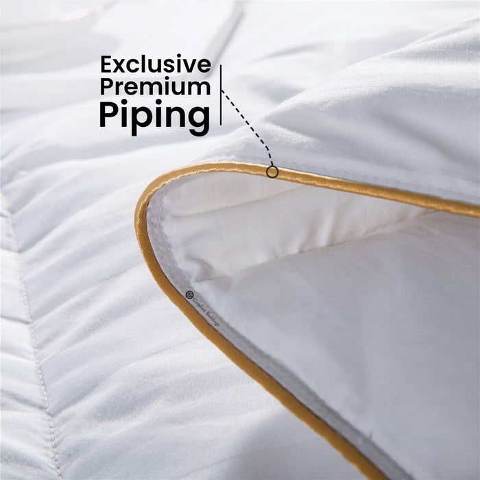 reversible comforter piping
