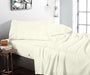 ivory flat bed sheets