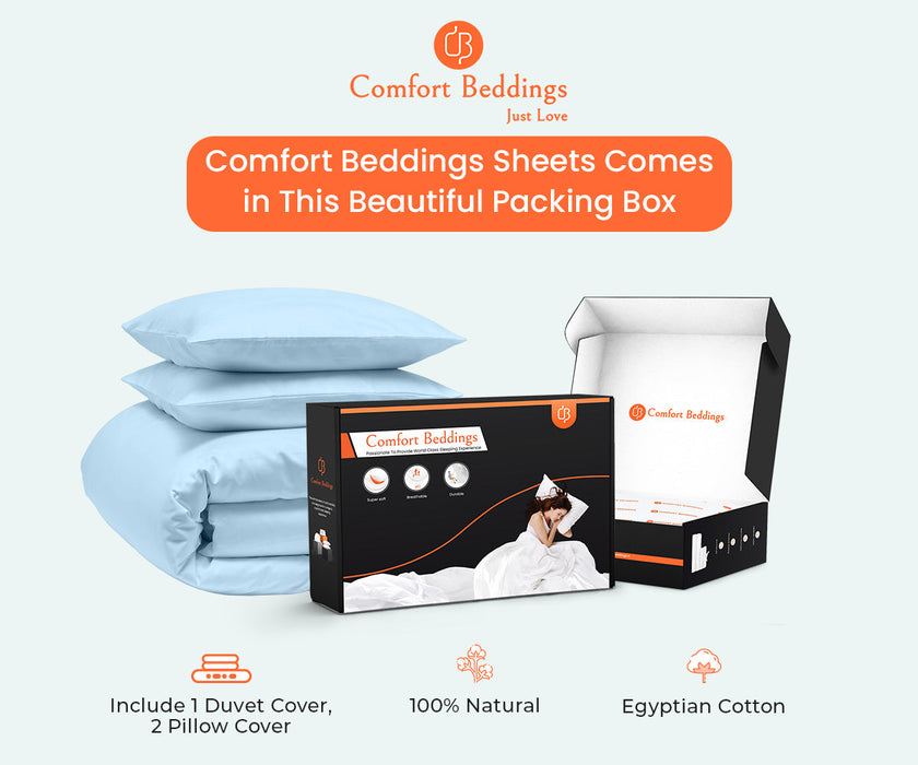 Light blue Duvet Cover - Comfort Beddings