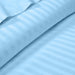 300 TC Light Blue Striped Duvet Cover Set