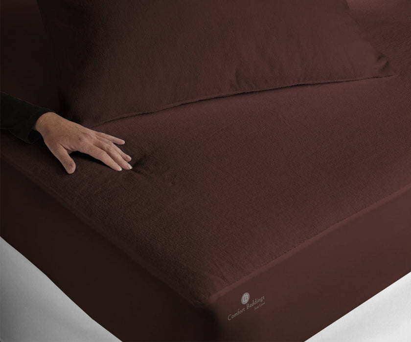 Chocolate Waterproof Mattress Protector - Comfort Beddings