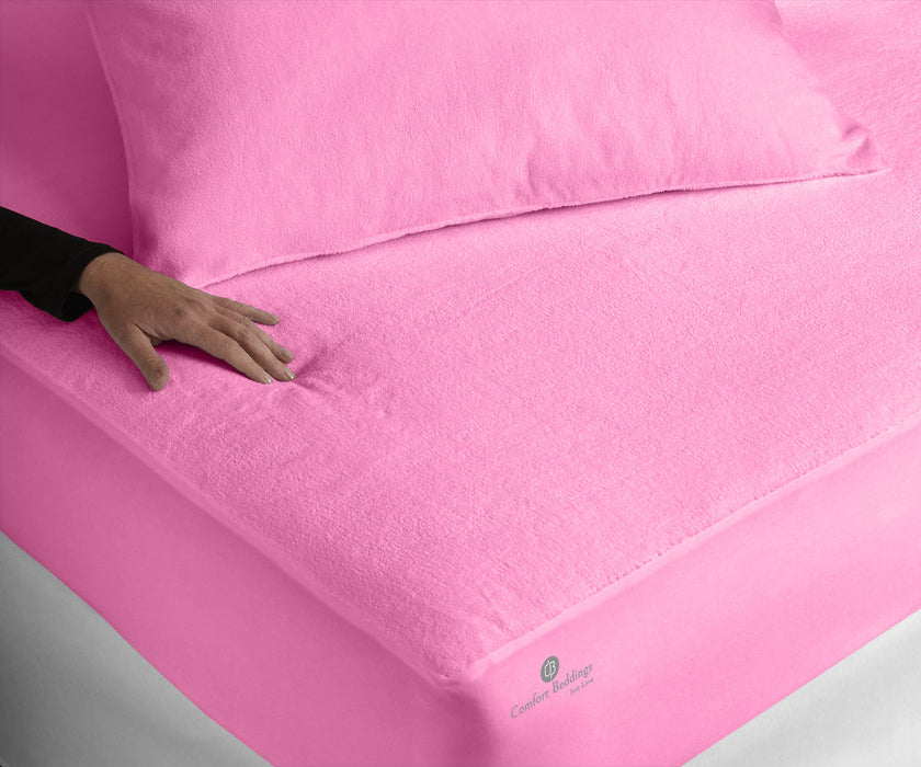 Pink Waterproof Mattress Protector