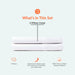 What's in this set of sage pillow covers