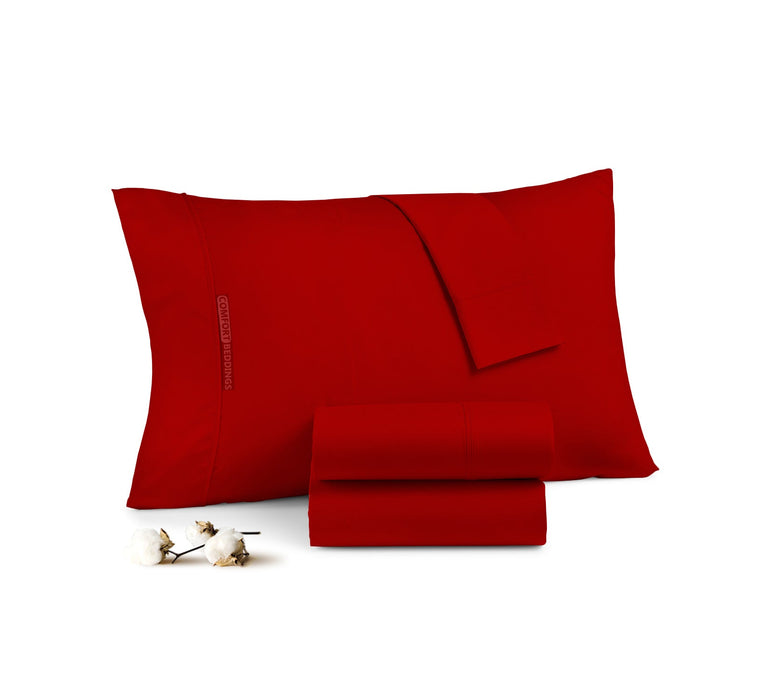 Luxury 600 TC Blood red pillow cases