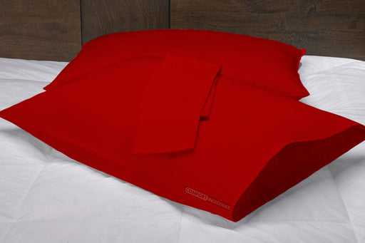 Blood red pillow covers