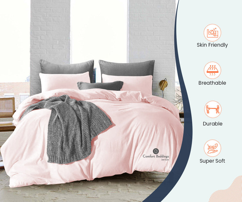 Blush Duvet Cover - Comfort Beddings