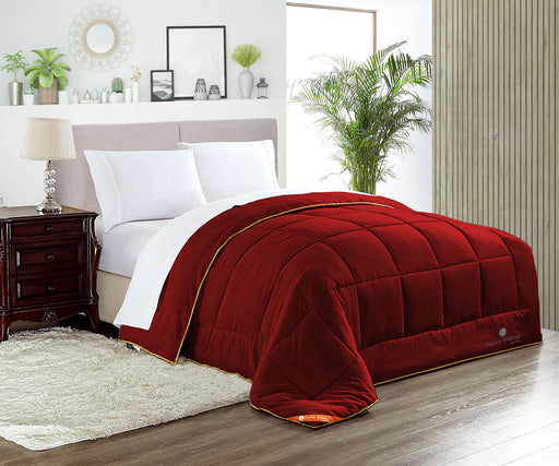 burgundy comforter - Comfort Beddings