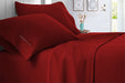 Luxury Burgundy Sheet Set