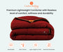 burgundy comforter - Comfort Beddings