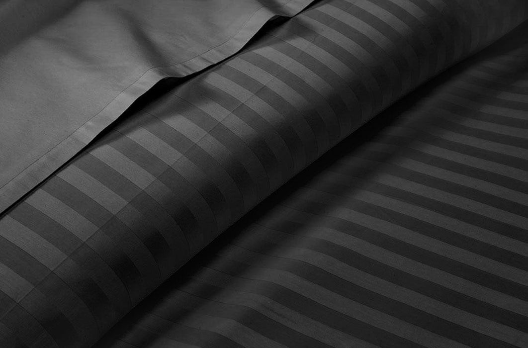 Dark Grey Stripe Sheet Set