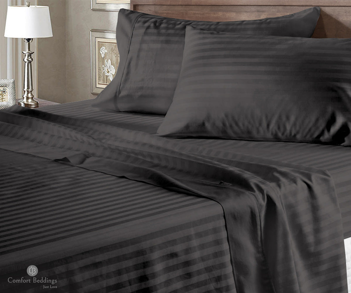 Elegant Grey Bed Sheets Comfort Beddings