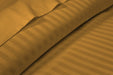 Dark Golden Stripe pillow covers