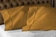 Top Quality Dark Golden Stripe pillow cases