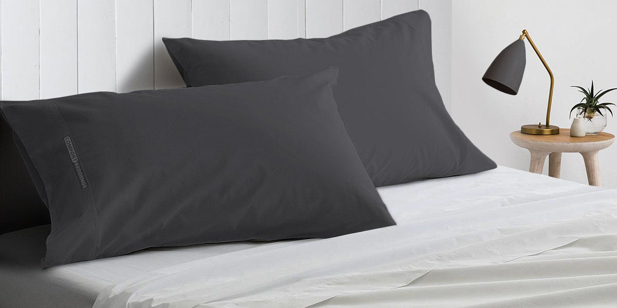 Dark grey pillow on sale covers