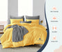 Golden Duvet Cover - Comfort Beddings