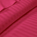300 TC Hot pink Striped Duvet Cover Set