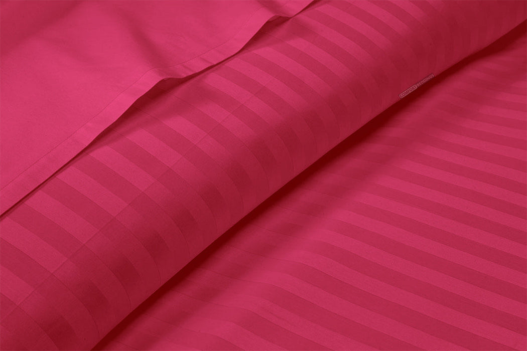 Best Hot Pink Stripe 300 TC Sheet Set