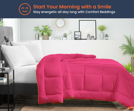 Hot Pink Comforter - Comfort Beddings