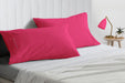 Hot pink pillow covers