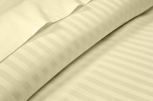 Luxury Ivory Striped Sheet Set