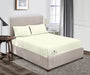 Ivory Fitted Bed Sheet - Comfort Beddings