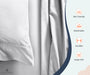 Light Grey Pack Of 4 Flat Bedsheet - Comfort Beddings