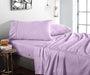 lilac flat bed sheets